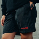 RED LOGO SHORTS